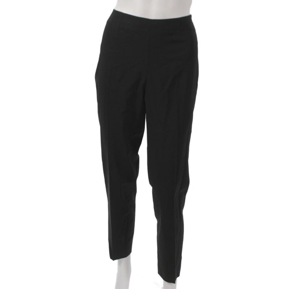 Theory Women Dress Pants Black Virgin Wool Size 6